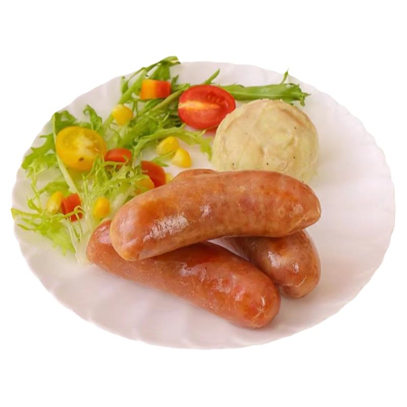 清真烤肠纽伦堡香肠牛肉黑胡椒香辣地道烧烤早西餐牛牛乐每袋10根