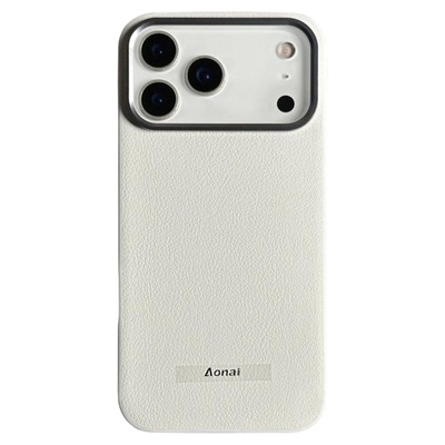 适用苹果17promax手机壳高端素皮