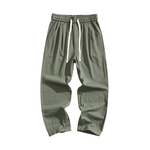 NASA STUSY美式2025新款秋冬装男款休闲长裤子直筒宽松男士基础款