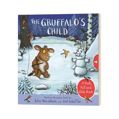 英文原版绘本 The Gruffalo's Child A Push  Pull and Slide Book 咕噜牛小妞妞 抽拉机关书 英文版 进口英语原版书籍