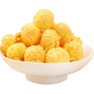 爆米花大桶装美式球形老式玉米花电影院整箱批发奶油焦糖巧克力味