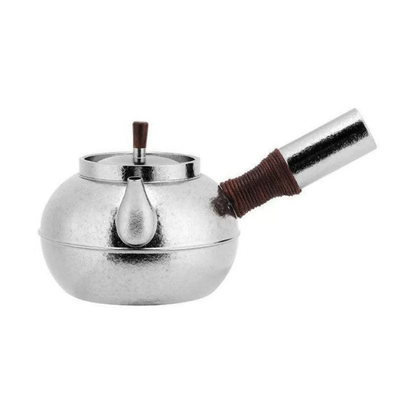 纯钛侧把纯手工围炉煮茶壶