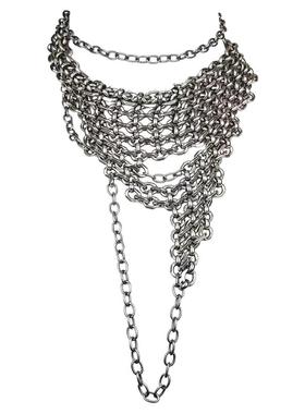 【AGD】IIIMIII 糜烂金属系列 亚文化暗黑链条不规则拼接项链礼物