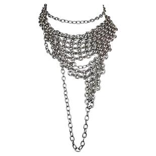 【AGD】IIIMIII 糜烂金属系列 亚文化暗黑链条不规则拼接项链礼物