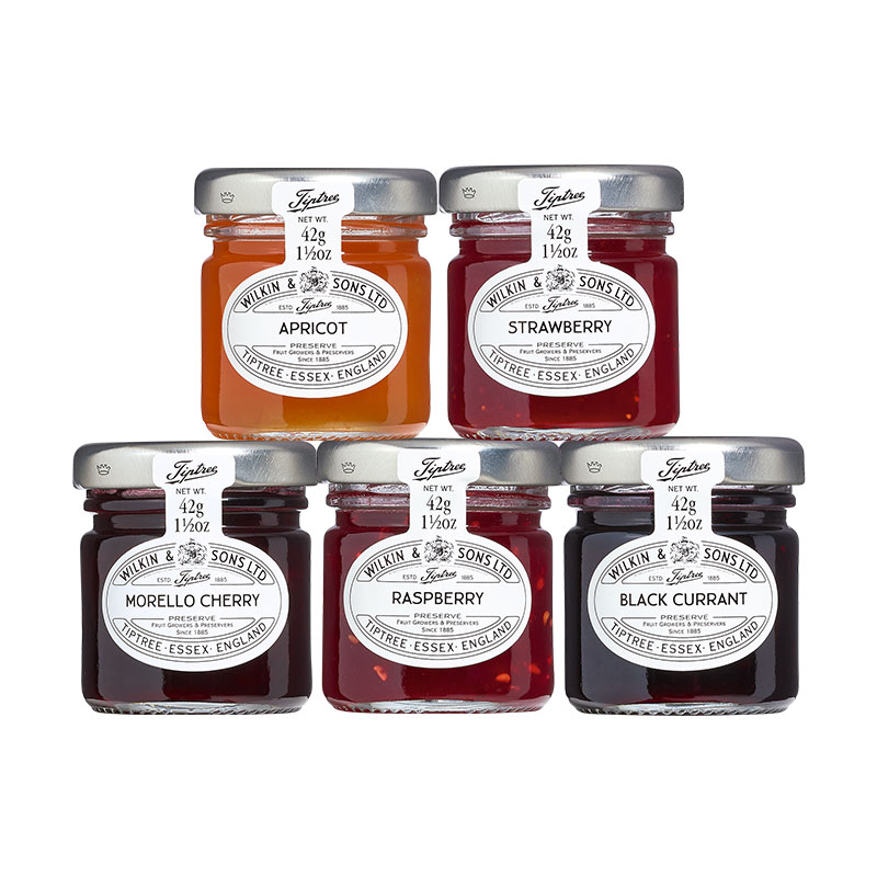 Tiptree缇树樱桃草莓果酱树莓黑加仑涂抹面包覆盆子小罐伴手礼42g