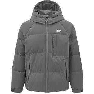 CAT卡特25秋冬新品男士经典保暖复古户外防泼溅连帽工装风羽绒服