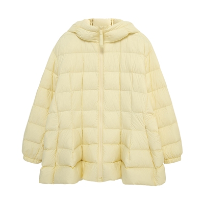 MESUX米岫25冬翠峰绒鸭绒轻盈零压松软中长款带帽羽绒服MNWUL503