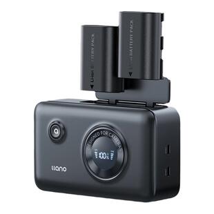 绿巨能充电盒适用佳能LP-E6NH相机电池储电快充盒70D 6D R7二代 R6 R5 60D 80D 90D 5D4 5DMark4充电仓充电器