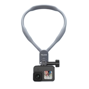 泰迅GoPro12脖挂运动相机挂脖支架11磁吸胸前固定大疆Action4配件