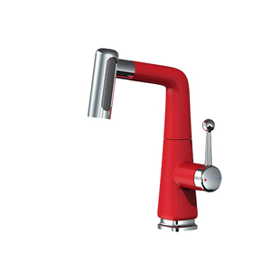 德希顿240抽拉升降水龙头洗头神器瀑布喷头洗手盆洗脸池重力伸缩