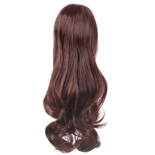 60厘米娃娃假发娃娃头套sd头发长发卷发直发高温发丝大波浪