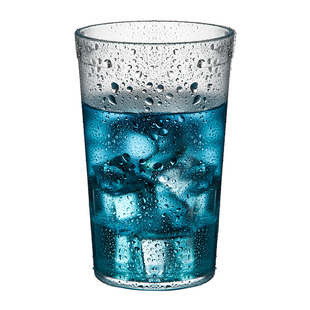 亚克力水杯磨砂防摔塑料杯子耐高温大容量家用商用茶杯餐厅饮料杯