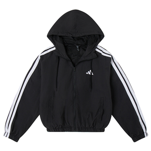 阿迪达斯三叶草男装 25冬新款运动服跑步健身训练服外套时尚夹克