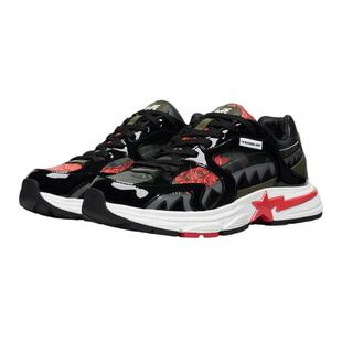 BAPE X ASSC SHARK STA联名男鞋玫瑰星标迷彩休闲鞋191908N