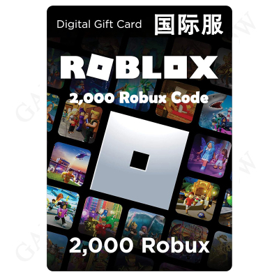 国际服Roblox点卡2000RobuxR币