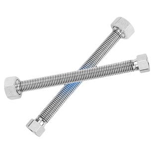 4分转6分变径304不锈钢波纹管洗衣机进水管加长异径延长金属软管