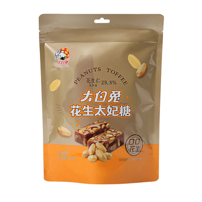 大白兔花生太妃糖198g/袋装