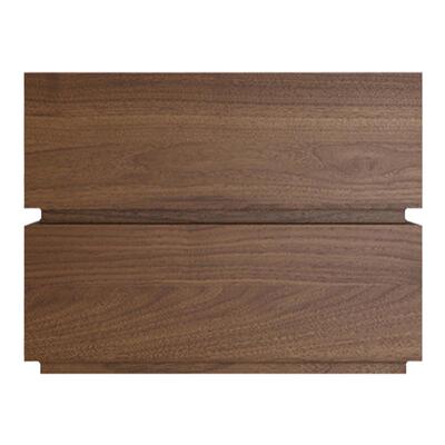 伊尔家居胡桃木色意式极简床头柜