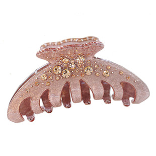 韩式法国醋酸板发饰品 奥登亚克力大号小号抓夹盘发卡子女式发夹