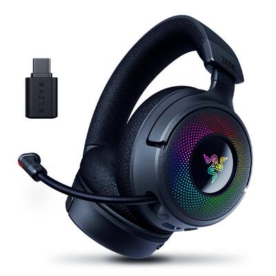 雷蛇北海巨妖V4无线游戏耳机