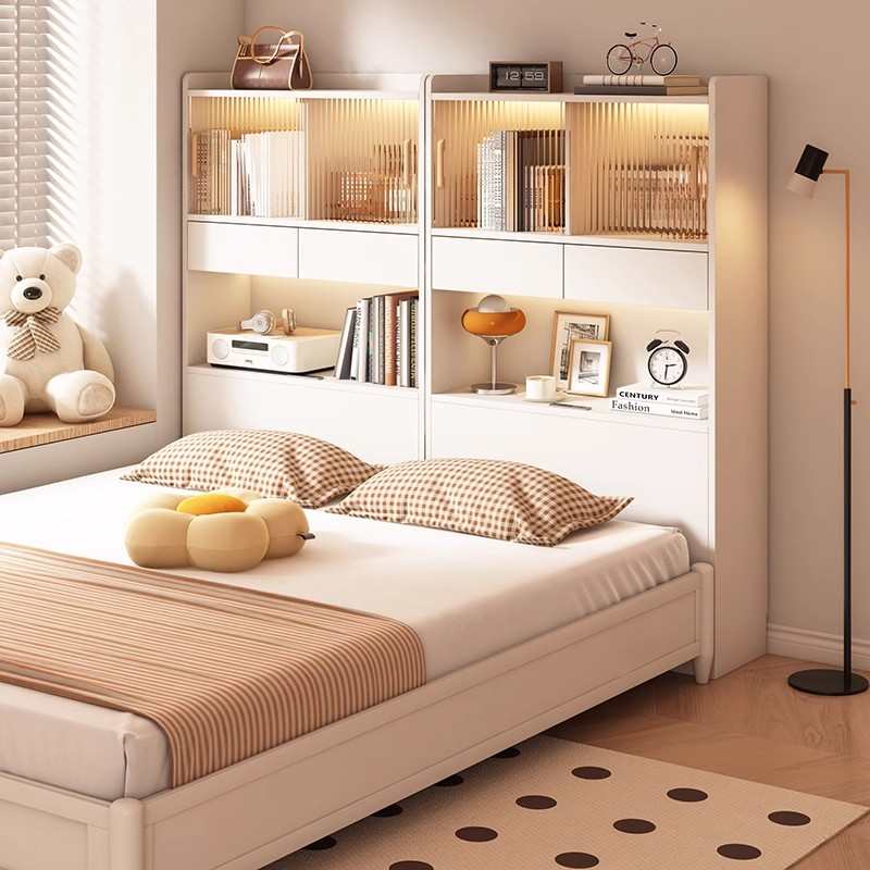 卧室床边窄夹缝柜超窄床尾柜床头收纳置物架窄柜长条侧边储物高柜