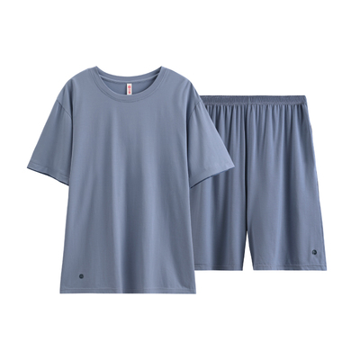 芬腾睡衣男款夏季短袖莫代尔棉