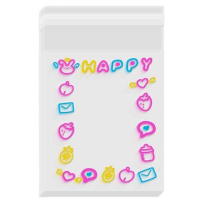 小卡自封袋透明防水打包材料明星小卡卡套高颜值三寸拍立得照片相纸卡片保护套小马宝莉卡膜封口防丢收纳袋子