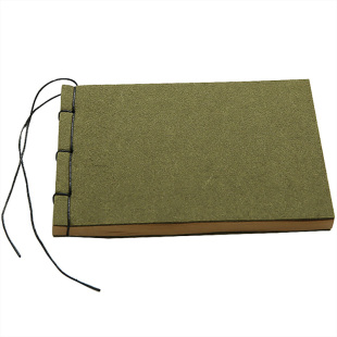 毛毡复古线装本子空白纸日记春节礼物怀旧牛皮留言手帐笔记事本