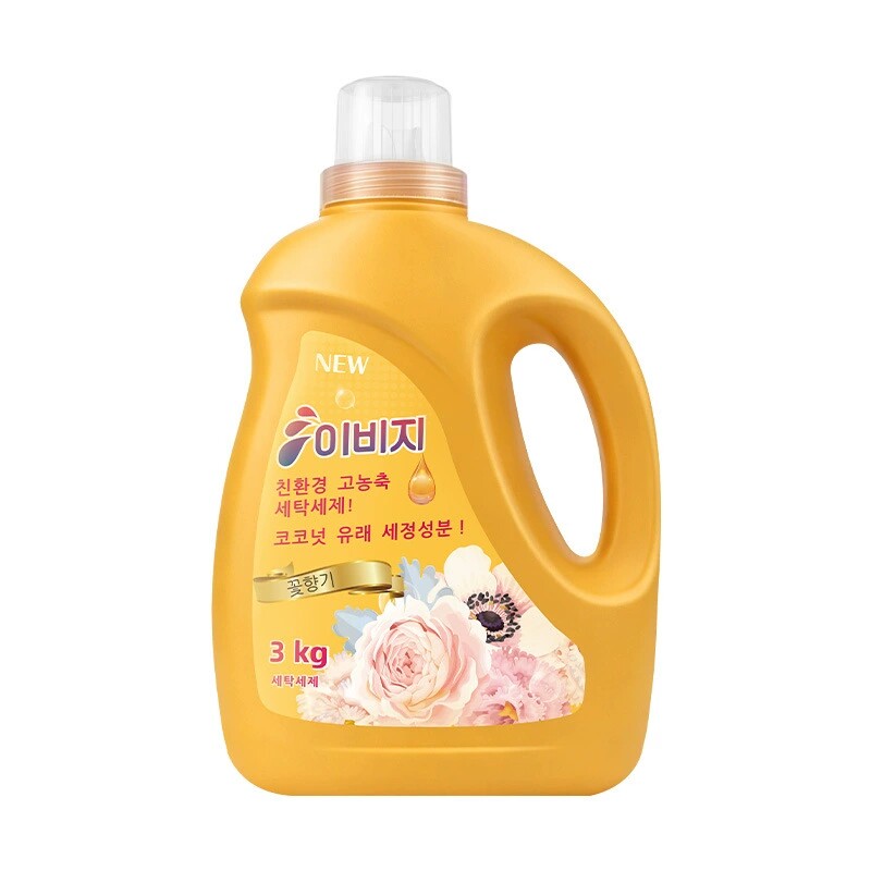 悠蓓静 韩国进口 自然洁护香氛洗衣液(橙香怡露)3KG柔护洁净