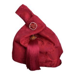 新中式国风礼品袋婚庆节日生日伴手礼布艺袋喜糖茶叶包装手提袋