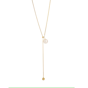 「花样年华」长款施家珍珠毛衣链女设计感项链轻奢款小众秋冬配饰