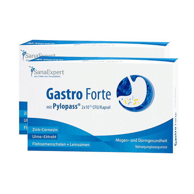 德国原装进口 森诺堡益生菌大人肠胃养胃粉pylopass呵护胃健康2盒