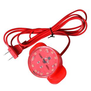 灯笼电源线2米发光led灯阳台户外新年大红铁口植绒灯笼伴侣插电线