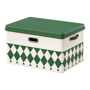 衣服收纳箱家用换季衣物棉麻整理盒大容量超大折叠加厚衣柜储物箱