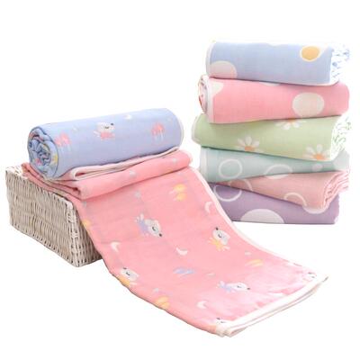 六层纱布毛巾被纯棉单人双人