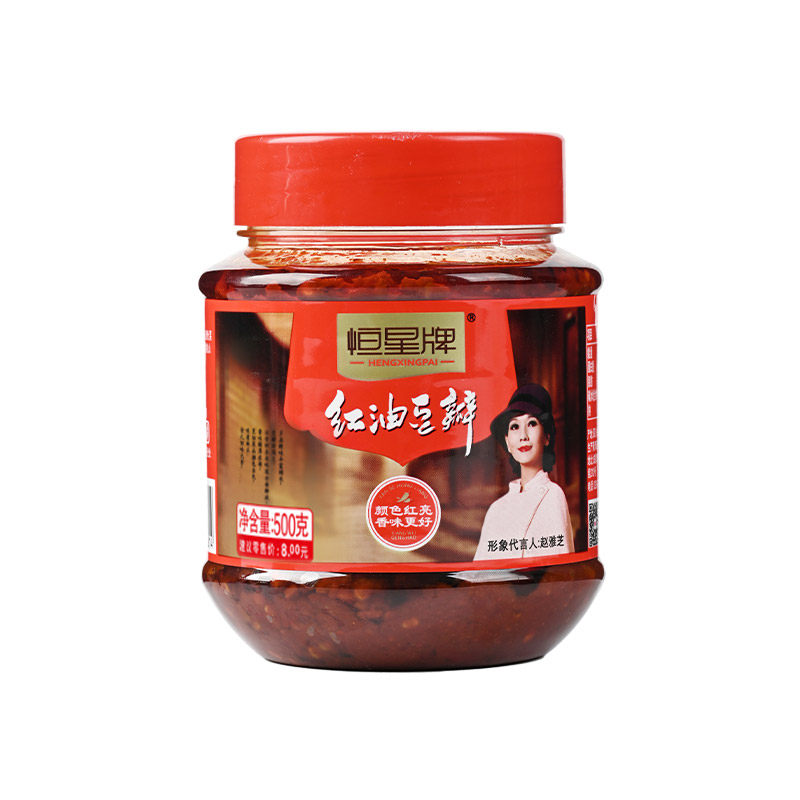 恒星牌正宗郫县特产红油豆瓣500g