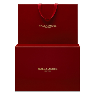 CallaAngel嘉纳安琪礼盒套装浴巾毛巾礼品结婚生日节日礼物红色