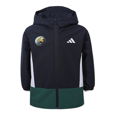 adidas阿迪达斯2025冬男小童LK GFX WV JKT梭织运动外套KC2818