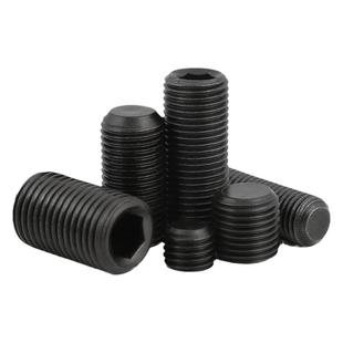 12.9级细牙堵头闷头螺塞内六角平端紧定螺丝钉M5M6M8M10M12M16M20