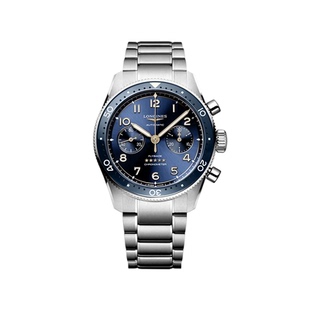 Longines浪琴 官方正品先行者飞返计时腕表男士手表表带快拆