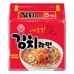 韩国进口不倒翁辛奇泡菜拉面韩式辣白菜方便面泡面速食正宗面食