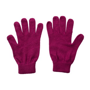 KAKA伦敦秀新年款精纯山羊绒针织百搭保暖显瘦中长筒高筒袜和手套