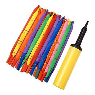 冲天火箭气球儿童气球加厚放屁虫可升空生日亲子活动玩具长条气球