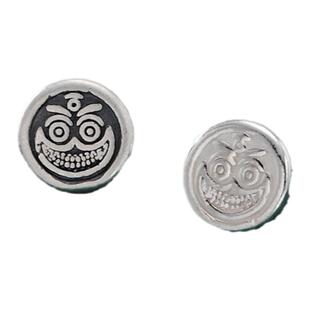 S925纯银白拉姆纽扣配饰藏式民族风扣子手工DIY手链编绳收尾扣银