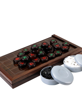 嘉轩工匠高档大红酸枝围棋象棋盘