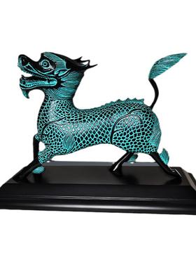 铜祝福仿古办公室古玩古董青铜器