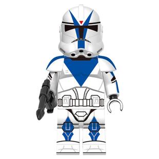 星球大战人仔327 212军团震击部队克隆兵指挥官拼装积木玩具X0300