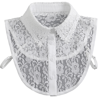 蕾丝花边休闲假领子衬衣假衣领