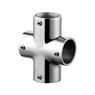 304不锈钢25圆管连接件花架鞋架置物架茶几桌子弯头三通四通接头