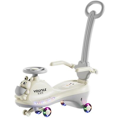 多功能防侧翻静音扭扭车